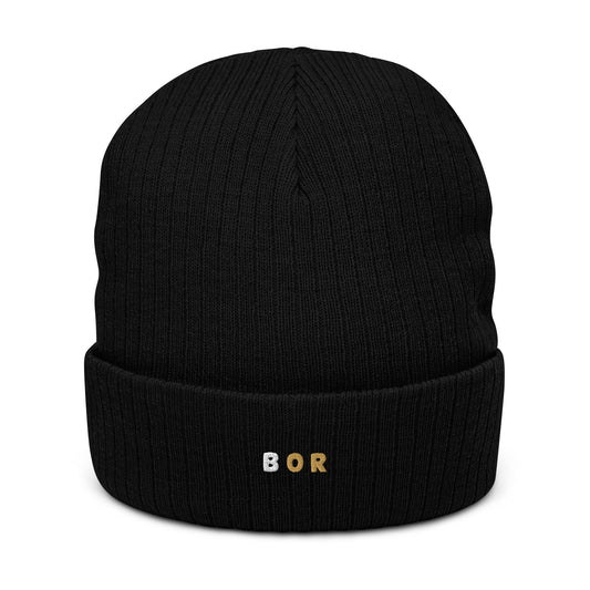 Gorro de punto negro CrisBor